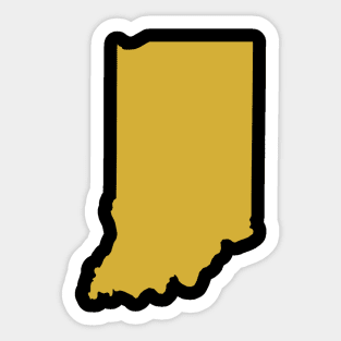 Indiana state map Sticker